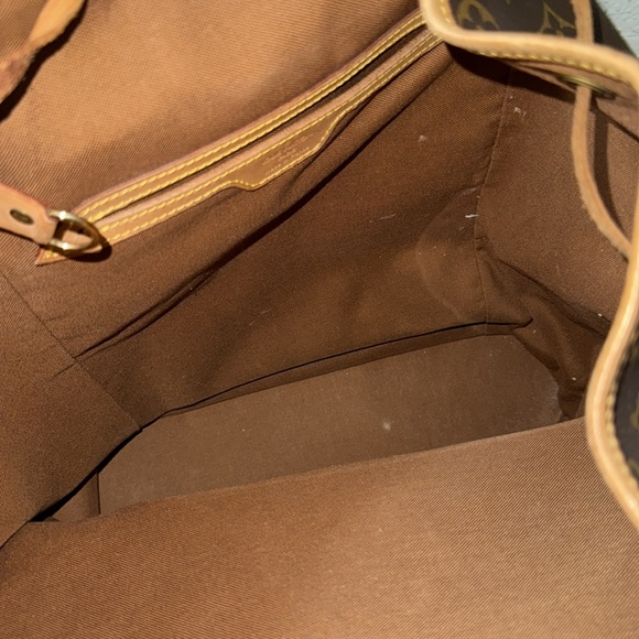 Louis Vuitton Monogram Backpack in Rich Brown and Tan - Picture 15 of 16
